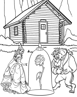 pages, disney princess coloring pages, disney coloring pages thanksgiving, disney coloring pages princess, disney coloring pages halloween, disney coloring pages for girls, disney coloring pages for adults, disney coloring pages christmas, disney coloring pages by number, disney coloring pages, disney coloring page pdf, Coloring, Beauty, Beast, Adult - Beauty and the Beast for Adult
 coloring pages