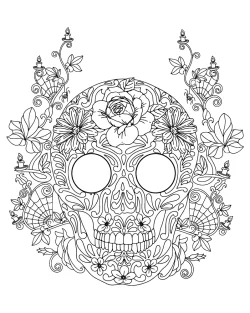 Skull, pages, halloween coloring pages simple, halloween coloring pages preschool, halloween coloring pages for toddlers, halloween coloring pages for adults printable, halloween coloring pages for adults, halloween coloring pages disney, halloween coloring pages bluey, halloween coloring pages, halloween coloring ideas, Halloween, cute halloween coloring pages, Coloring - Halloween Skull
 coloring pages