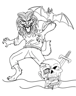 Werewolf, pages, halloween coloring pages simple, halloween coloring pages printable pdf, halloween coloring pages preschool, halloween coloring pages hello kitty, halloween coloring pages for toddlers, halloween coloring pages for adults, halloween coloring pages easy, halloween coloring page, Halloween, easy halloween coloring pages, cute halloween coloring pages, Coloring - Halloween Werewolf
 coloring pages