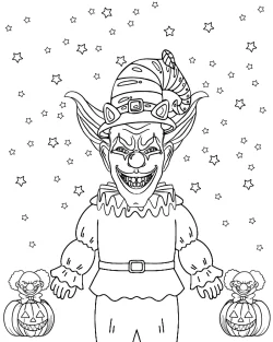 Scary, pages, halloween coloring pages simple, halloween coloring pages printable pdf, halloween coloring pages for toddlers, halloween coloring pages for kindergarten, halloween coloring pages for kids, halloween coloring pages for adults printable, halloween coloring pages bluey, halloween coloring page, halloween coloring ideas, easy halloween coloring pages, Coloring, Clown - Scary Clown
 coloring pages