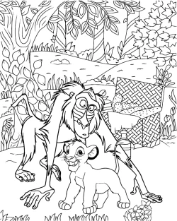 Simba, pages, disney princess coloring pages, disney coloring pages stitch, disney coloring pages princess, disney coloring pages pdf, disney coloring pages online, disney coloring pages for girls, disney coloring pages for adults, disney coloring pages easy, disney coloring pages, disney coloring page pdf, Coloring, Adult - Simba for Adult
 coloring pages