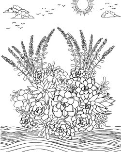 succulent colouring pages, succulent coloring pages printable, succulent coloring pages for adults, succulent coloring page free printable, succulent coloring page for adults, succulent coloring page easy, succulent coloring page, Succulent, plant coloring pages for kindergarten, plant coloring pages for kids, plant coloring pages, pages, Coloring, Arrangement - Succulent Arrangement
 coloring pages